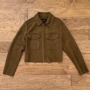 BANANA REPUBLIC Faux Suede Jacket
